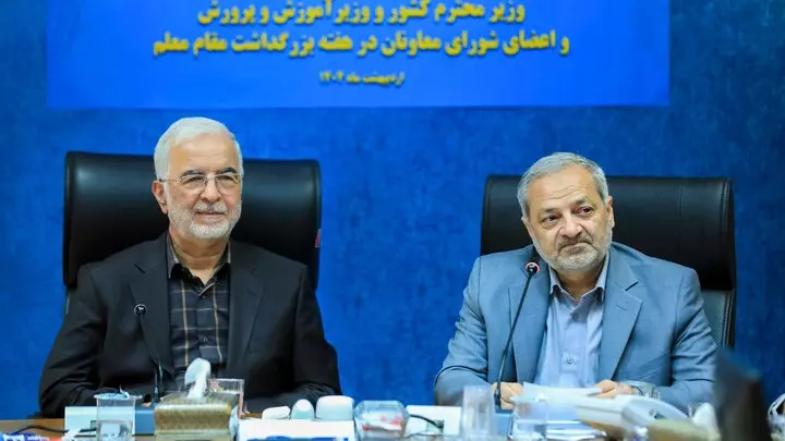 وزیر کشور در دیدار وزیر آموزش و پرورش: یکی از شاخصهای ارزیابی استانداران موضوع توسعه فضاهای آموزشی است