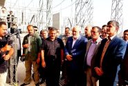 بهره‌برداری از پست برق ۴۰۰ کیلوولت کوثر در صفادشت با حضور وزیر نیرو