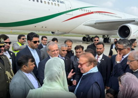 به منظور ادای احترام به اقبال لاهوری؛ رئیس جمهور پزشکیان دقایقی پیش وارد لاهور شد